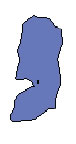 Map of West Bank - Palestine